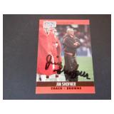 JIM SHOFNER BROWNS SIGNED AUTO 1990 PRO SET #755