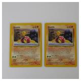 LOT X 2 POKEMON SHUCKLE 51/64 2000 WOTC