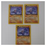 LOT X 3 POKEMON DARK MACHAMP 27/82 RARE 2000 WOTC