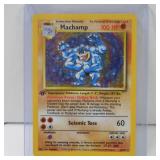 POKEMON MACHAMP 8/102 HOLO RARE 1999 WOTC