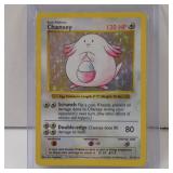 POKEMON CHANSEY HOLO RARE 3/102 1999 WOTC