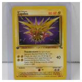 POKEMON ZAPDOS 30/62 RARE STAR 1999 WOTC