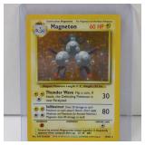 POKEMON MAGNETON HOLO RARE 9/102 1999 WOTC