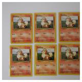 LOT X 6 GROWLITHE 28/102 UNCOMMON 1999 WOTC