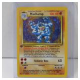 POKEMON MACHAMP 8/102 1ST EDITION RARE HOLO WOTC