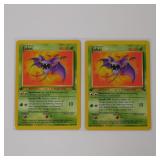 LOT X 2 POKEMON ZUBAT 1ST EDITION 1999 WOTC