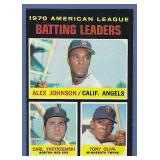 1971 Topps #61 Batting Ldrs CARL YASTRZEMSKI OLIVA