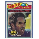 1977 Topps #100 OJ SIMPSON Buffalo Bills