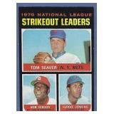 1971 Topps #72 K Ldrs TOM SEAVER BOB GIBSON