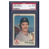1983 Fleer #179 WADE BOGGS RC PSA 8 NM-MT