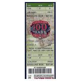2001 INDIANS YANKEES Ticket CLEMENS Career Win 265