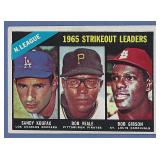 1966 Topps #225 K Ldrs SANDY KOUFAX BOB GIBSON