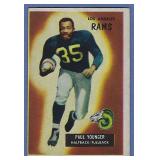 1955 Bowman #38 PAUL YOUNGER Los Angeles Rams