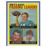 1972 Topps #3 Passing Ldrs BOB GRIESE LEN DAWSON