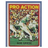 1972 Topps #132 BOB GRIESE Miami Dolphins