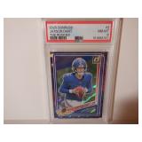 2025 DONRUSS JAXSON DART #2 THE ROOKIES. PSA 8