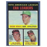 1971 Topps #67 ERA Leaders JIM PALMER