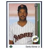 High Grade 1989 UD #5 SANDY ALOMAR Jr RC Padres