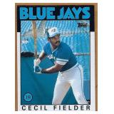 High Grade 1986 Topps 386 CECIL FIELDER RC Toronto