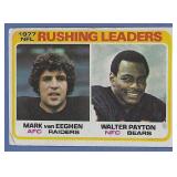 1978 Topps 333 Rushing Leaders WALTER PAYTON Bears