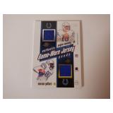 2002 PACIFIC HEADS UP QUAD JERSEY. PEYTON MANNING