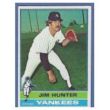 1976 Topps 100 JIM CATFISH HUNTER New York Yankees