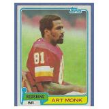 1981 Topps #194 ART MONK RC Washington Redskins