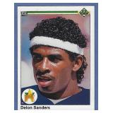 Sharp 1990 UD 13 DEION SANDERS RC New York Yankees