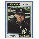 1974 Topps #66 SPARKY LYLE New York Yankees