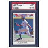 1990 Leaf #300 FRANK THOMAS RC PSA 9 Mint