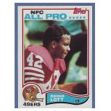 1982 Topps #486 RONNIE LOTT RC San Francisco 49ers