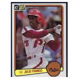 High Grade 1983 Donruss #525 JULIO FRANCO RC