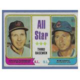 1974 Topps #334 BROOKS ROBINSON Ron Santo AS