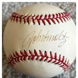 JOHN SMOLTZ Signed ONL Baseball ATLANTA BRAVES
