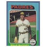 1975 Topps 450 WILLIE McCOVEY San Francisco Giants