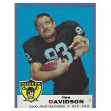 1969 Topps #128 BEN DAVIDSON Oakland Raiders