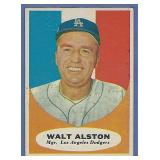 1961 Topps #136 WALT ALSTON Los Angeles Dodgers