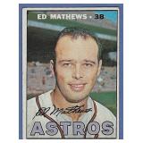 1967 Topps #166 ED MATHEWS Houston Astros