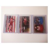LOT OF 3 LEBRON JAMES ROOKIE CARDS