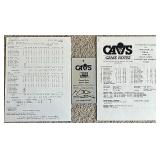 '93 CAVS BULLS Playoff Notes w Signed HORACE GRANT