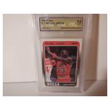 1988 FLEER MICHAEL JORDAN #17. GRADED 8