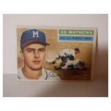 1956 TOPPS ED MATHEWS #107