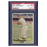 1957 Topps #210 ROY CAMPANELLA PSA 8 NM-MT