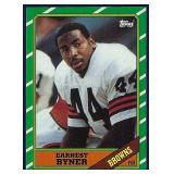 High Grade 1986 Topps #189 EARNEST BYNER RC Browns