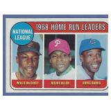 1969 Topps #6 HR Ldrs WILLIE McCOVEY ERNIE BANKS