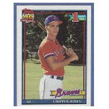 1991 Topps #333 CHIPPER JONES RC Atlanta Braves