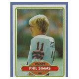 1980 Topps #225 PHIL SIMMS RC New York Giants