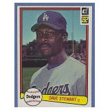Sharp 1982 Donruss #410 DAVE STEWART RC LA Dodgers