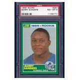 1989 Score #257 BARRY SANDERS RC PSA 8 NM-MT