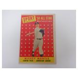 1958 TOPPS MICKEY MANTLE #487 ALL STAR